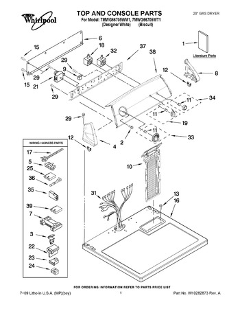 Diagram for 7MWG66705WM1