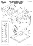 Diagram for 01 - Top And Console Parts