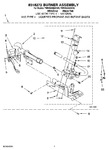 Diagram for 04 - 8318272 Burner Assembly, Optional Parts (not Included)