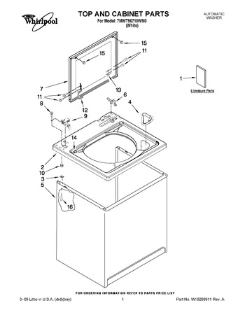 Diagram for 7MWT96710WM0