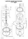 Diagram for 03 - Agitator, Basket And Tub Parts