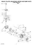 Diagram for 04 - Brake, Clutch, Gearcase, Motor And Pump Parts