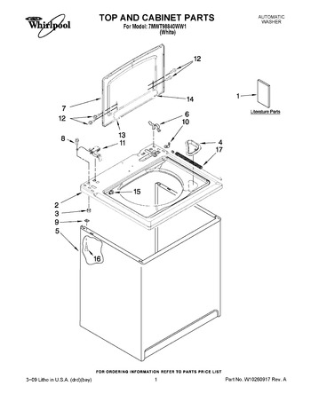 Diagram for 7MWT98840WW1