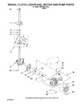 Diagram for 04 - Brake, Clutch, Gearcase, Motor And Pump Parts