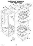 Diagram for 02 - Refrigerator Liner Parts