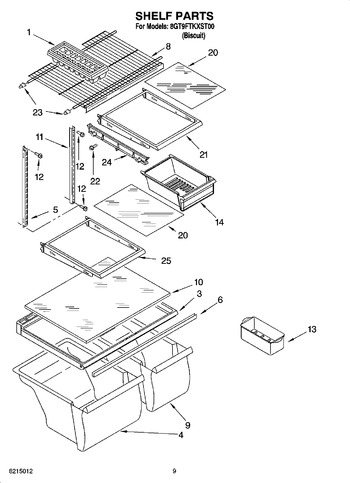 Diagram for 8GT9FTKXST00