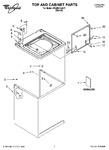 Diagram for 01 - Top And Cabinet Parts