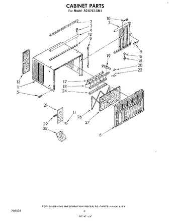 Diagram for AC0752XM1