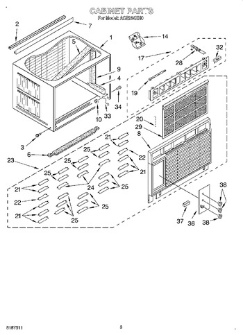 Diagram for ACE254XH0