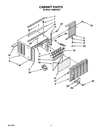 Diagram for ACM052XX3