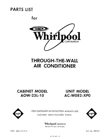 Diagram for ACW082XP0