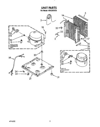 Diagram for AD0252XZ0