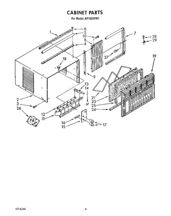 Diagram for AR1000XW1