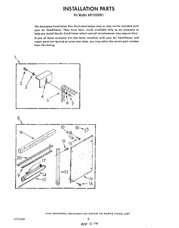 Diagram for AR1000XW1