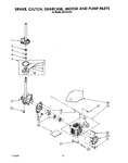 Diagram for 06 - Brake, Clutch, Gearcase, Motor And Pump