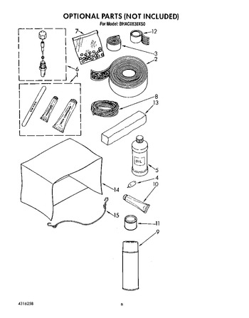 Diagram for BHAC0830XS0