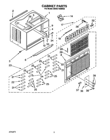 Diagram for BHAC1400BS0