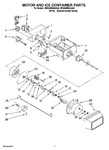 Diagram for 05 - Motor And Ice Container Parts