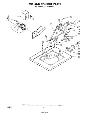 Diagram for CA1300XMW0