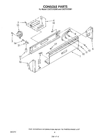 Diagram for CA2751XSW0