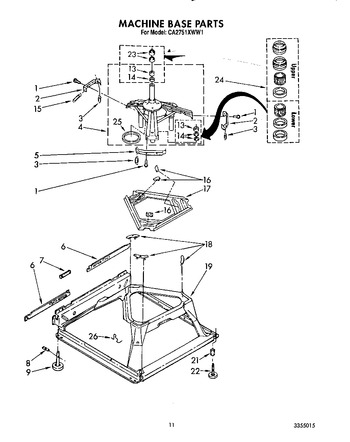 Diagram for CA2751XWW1