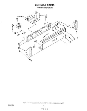 Diagram for CA2762XSW2