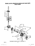 Diagram for 08 - Brake, Clutch, Gearcase, Motor And Pump