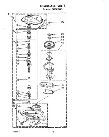 Diagram for CA2762XWW1