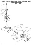 Diagram for 06 - Brake, Clutch, Gearcase, Motor And Pump Parts