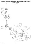 Diagram for 06 - Brake, Clutch, Gearcase, Motor And Pump