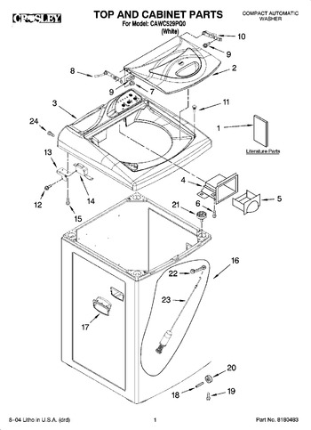 Diagram for CAWC529PQ0