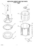 Diagram for 03 - Agitator, Basket And Tub Parts