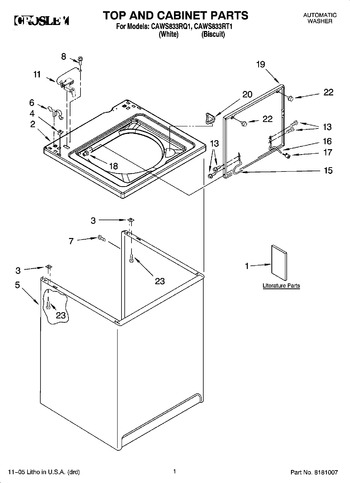 Diagram for CAWS833RQ1