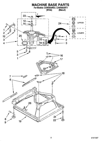 Diagram for CAWS833RQ1