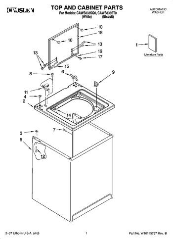 Diagram for CAWS833ST0