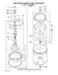 Diagram for 03 - Agitator, Basket And Tub Parts