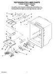 Diagram for 04 - Refrigerator Liner Parts