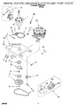 Diagram for 05 - Brake, Clutch, Gearcase, Motor & Pump