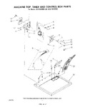 Diagram for 03 - Machine Top, Timer And Control Box