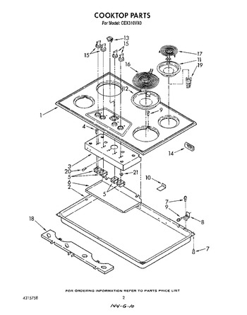 Diagram for CEX310VL0