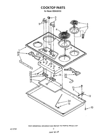 Diagram for CEX630VW0