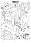 Diagram for 02 - Cabinet Parts