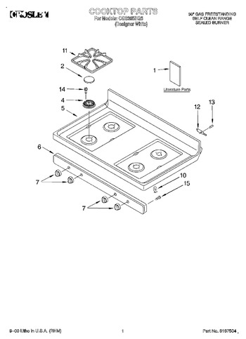 Diagram for CGS365HQ6