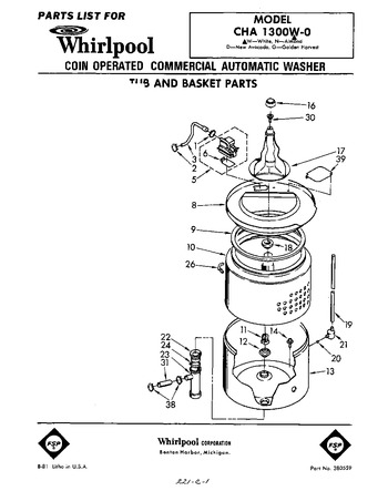 Diagram for CHA1300W0