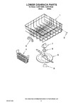 Diagram for 06 - Lower Dishrack Parts