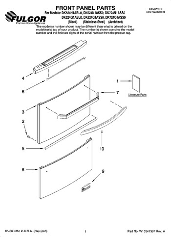 Diagram for DK724N1ASS0