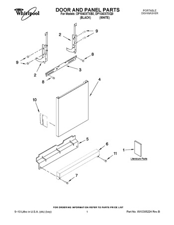 Diagram for DP1040XTXB0