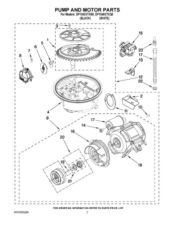 Diagram for DP1040XTXB0