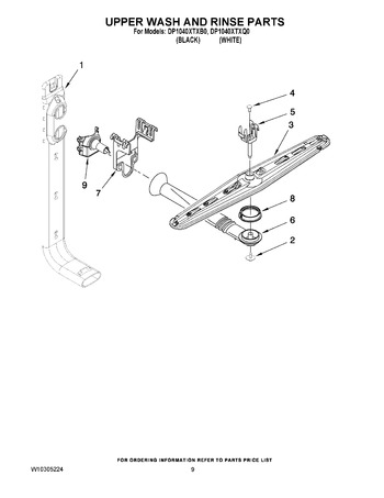 Diagram for DP1040XTXB0