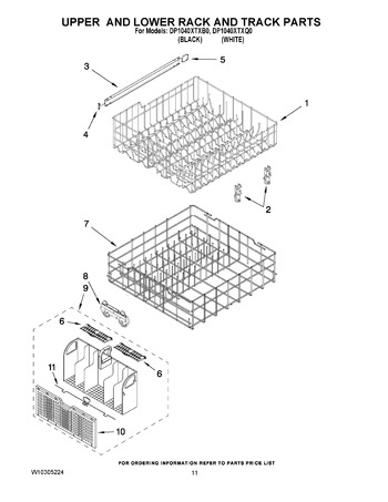 Diagram for DP1040XTXB0